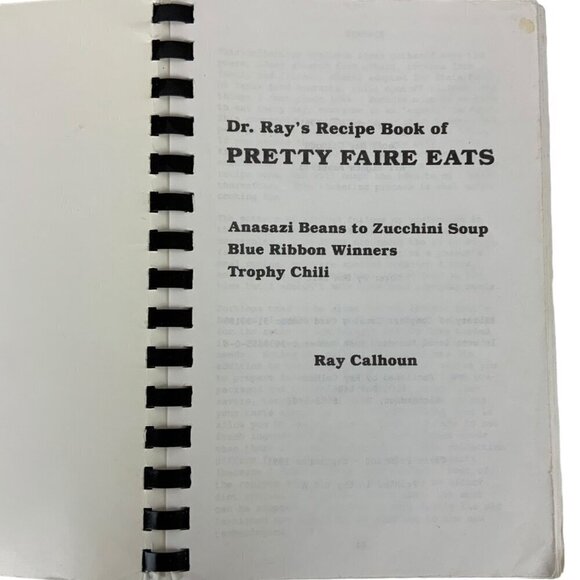 Pretty Faire Eats Cookbook by Dr Ray Calhoun Blue Ribbon Winners 1991 - Picture 5 of 14